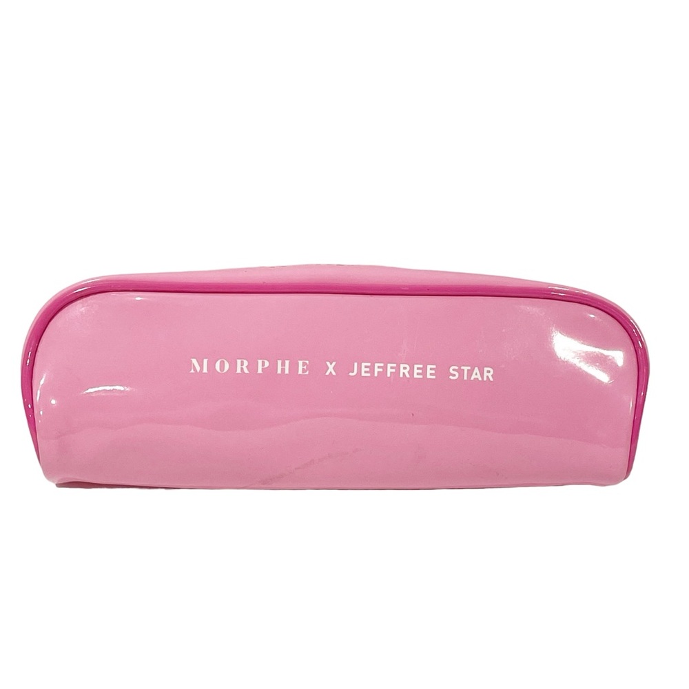 Morphe x Jeffree Star Pink Vinyl Full Zip Makeup Case‎